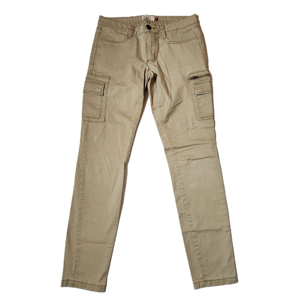 SO Juniors Size 5 Tan Pants Cotton Spandex